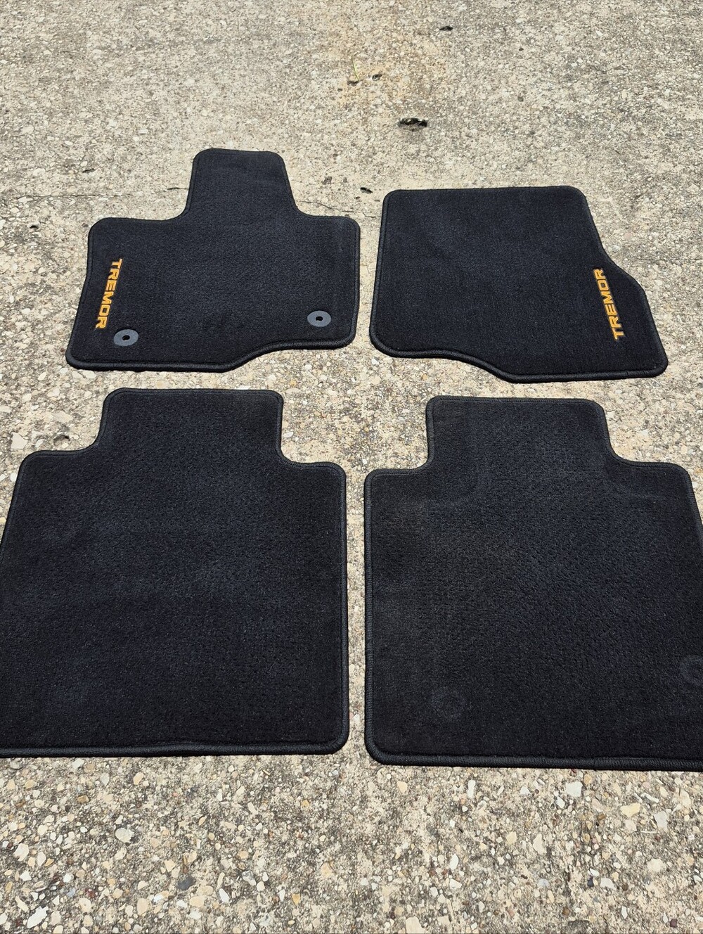 Ford F-150 Tremor Black Carpet Floor Mats